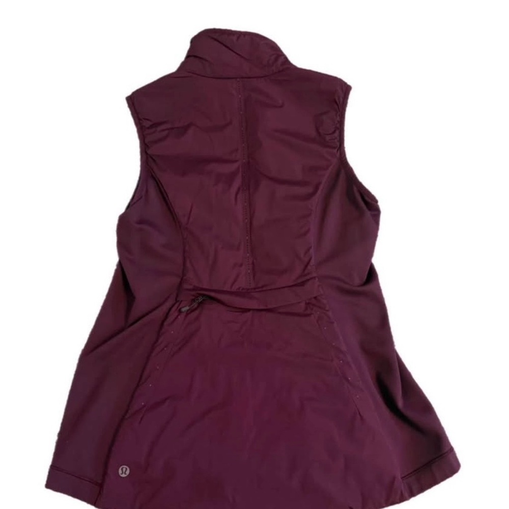 Burgundy Sleeveless Vest